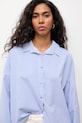 Answear.LAB koszula damska bawełniana niebieski WS26-KDD038