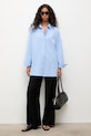 Answear.LAB koszula damska bawełniana WS26-KDD038 niebieski WS26