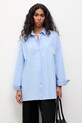 Odzież Answear.LAB koszula damska bawełniana WS26-KDD038 niebieski