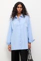 Odzież Answear.LAB koszula damska bawełniana WS26-KDD038 niebieski