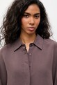 Answear.LAB koszula damska z modalem WS26-KDD043 brązowy