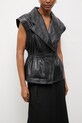 Answear.LAB bezrękawnik skórzany NIVA z kolekcji Unscripted WS26-KMD000 czarny