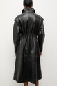 Odzież Answear.LAB płaszcz skórzany NINA z kolekcji Unscripted WS26-KPD003 czarny