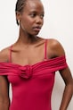 Answear.LAB jednoczęściowy strój kąpielowy HW1AE1823.fak czerwony