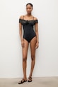 Answear.LAB jednoczęściowy strój kąpielowy HW1AE1823.fak czarny WS26