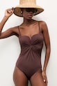 Answear.LAB strój kąpielowy jednoczęściowy damski WS26-KSD010 brązowy WS26