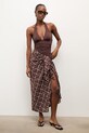 Answear.LAB jednoczęściowy strój kąpielowy WS26-KSD013 brązowy WS26