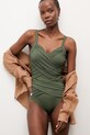 Answear.LAB strój kąpielowy jednoczęściowy damski zielony WS26-KSD015