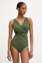 Answear.LAB strój kąpielowy jednoczęściowy damski zielony WS26-KSD017