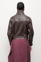 Odzież Answear.LAB ramoneska damska skórzana YARA z kolekcji Unscripted WS26-KUD014 brązowy