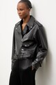 Odzież Answear.LAB ramoneska skórzana SURI z kolekcji Unscripted WS26-KUD018 czarny