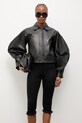 Answear.LAB kurtka skórzana LEYLANI z kolekcji Unscripted WS26-KUD019 czarny WS26