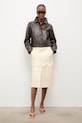 Answear.LAB kurtka damska skórzana LUMA WS26-KUD022 brązowy WS26