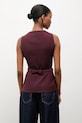 Odzież Answear.LAB kamizelka 120684.tok bordowy
