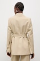 Odzież Answear.LAB marynarka garniturowa damska z wiskozą CK0890 beżowy