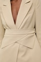 Answear.LAB marynarka garniturowa damska z wiskozą CK0890 beżowy
