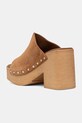 Obuwie Answear.LAB klapki damskie zamszowe WS26-OBD047 brązowy