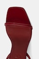 Answear.LAB sandały skórzane czerwony WS26-OBD059