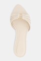 Answear.LAB klapki na płaskim obcasie damskie skórzane beżowy WS26-OBD085