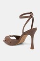 Answear.LAB sandały na szpilce skórzane brązowy WS26-OBD087