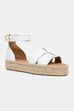 Answear.LAB sandały na platformie damskie skórzane WS26-OBD101 biały WS26