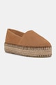 Answear.LAB espadryle na platformie damskie zamszowe WS26-OBD103 brązowy WS26