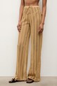 Plážové kalhoty Answear.LAB hnědá WS26-OPD003