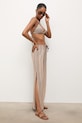 Answear.LAB spodnie plażowe damskie WS26-OPD004 beżowy WS26