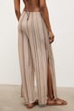 Odzież Answear.LAB spodnie plażowe damskie WS26-OPD004 beżowy