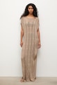 Answear.LAB sukienka plażowa damska 2510529 beżowy