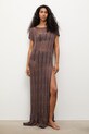 Answear.LAB sukienka plażowa damska 2510529 brązowy WS26