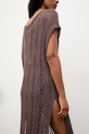 Answear.LAB sukienka plażowa damska brązowy 2510529