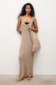 Answear.LAB sukienka plażowa damska 2510526 beżowy WS26