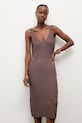 Answear.LAB rochie de plajă pentru femei 2510525 maro WS26