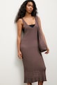 Answear.LAB sukienka plażowa damska brązowy 2510525