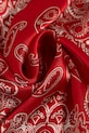 Answear.LAB chusta jedwabna z kolekcji Unscripted czerwony 123.flk