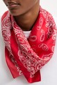 Answear.LAB chusta jedwabna z kolekcji Unscripted 123.flk czerwony