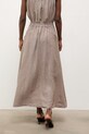 Odzież Answear.LAB spódnica lniana WS26-SDD006 beżowy