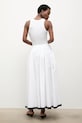Odzież Answear.LAB spódnica bawełniana m.08401.hak biały