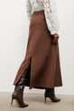 Odzież Answear.LAB spódnica 661750.hak brązowy