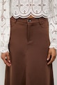 Answear.LAB spódnica brązowy 661750.hak