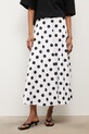 Answear.LAB spódnica bawełniana biały WS26-SDD021