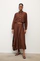 Answear.LAB spódnica bombka WS26-SDD027 brązowy WS26