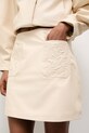 Answear.LAB spódnica skórzana ANNIE z kolekcji Unscripted beżowy WS26-SDD031