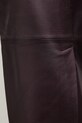 Answear.LAB suknja s prorezom od kože bordo .
