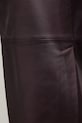 Answear.LAB suknja s prorezom od kože bordo .