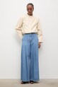 Answear.LAB jeansy wide leg damskie WS26-SJD006 niebieski WS26