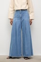Answear.LAB jeansy wide leg damskie niebieski WS26-SJD006