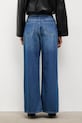 Odzież Answear.LAB jeansy wide leg damskie WS26-SJD008 granatowy