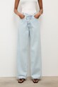 Answear.LAB jeansy wide leg damskie niebieski WS26-SJD027